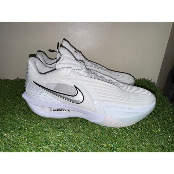Nike Air Zoom GT Cut 3 Turbo White Metallic Silver HV9918 101 Men\'s Size 9 NEW main image 8